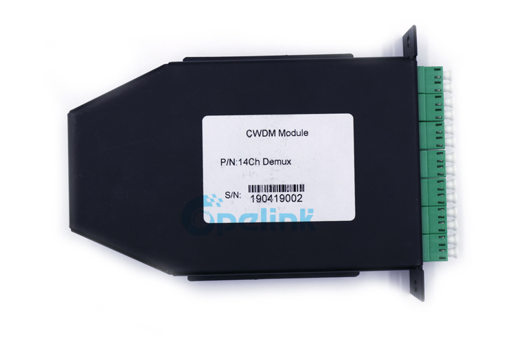 14CH LGX Metal Box Mux/Demux Optical CWDM，LC/APC Adapter plug-in