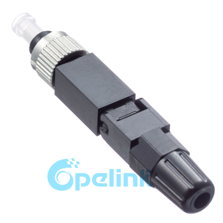 FC/PC Fiber Optic Fast connector, black housing, opelink hot products