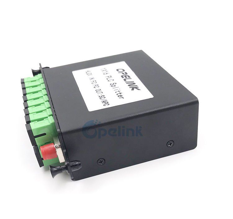 1X16 LGX Metal Box Fiber Optic PLC Splitter