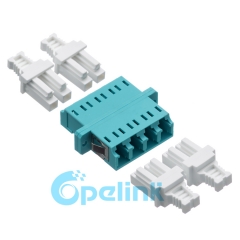 LC-LC Plastic Four Core Singlemode Fiber Optic Adapter S2