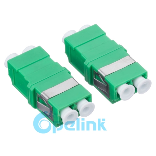 LC/APC-LC/APC Plastic Duplex Singlemode Fiber Optic Adapter without flange