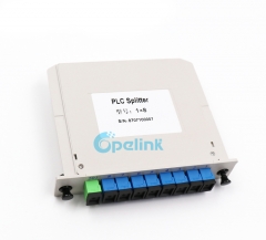 1X8 SC/APC-SC/PC LGX Plastic Box Fiber Optical PLC Splitter