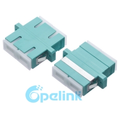 SC Plastic Duplex Multimode OM3 Fiber Optic Adaptor