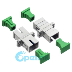 SC/APC Metal Simplex Singlemode Fiber Optic Adapter