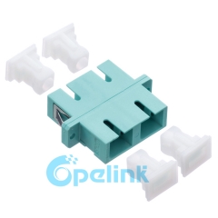 SC Plastic Duplex Multimode OM3 Fiber Optic Adaptor