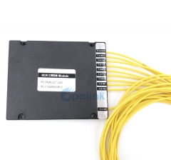 8CH Mux/Demux Optical CWDM Module , ABS Box , 2.0mm LC/UPC