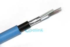Mgtsv Optical Fiber Cable, 2-144 Core Outdoor Fiber Cable Flame Retardant Mine Mining Fiber Optic Cable
