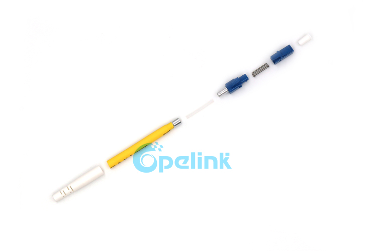 Lc Pc Simplex Singlemode Fiber Optic Connector In Line With