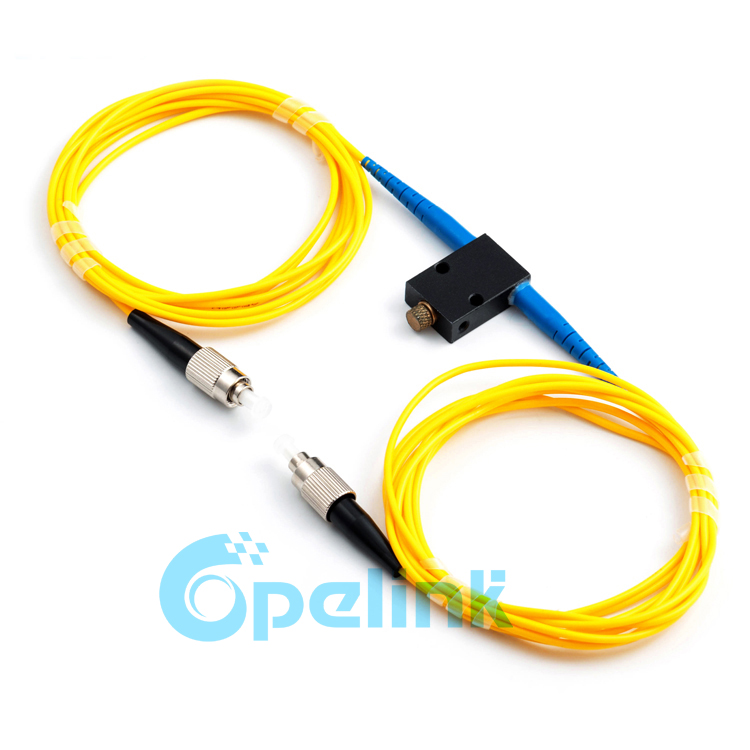 FC-FC Singlemode Patchcord Type up to 55dB Variable optical Attenuator 