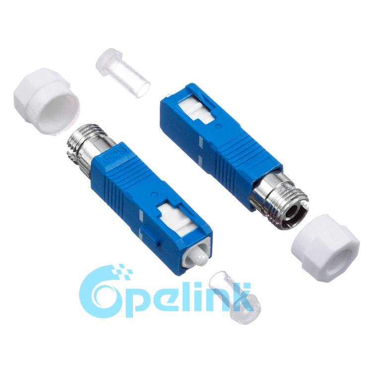 FC-SC Singlemode Plug-in Hybird Fiber Optic Adapter