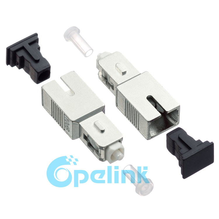 SC/UPC male to female singlemode Fixed Fiber Optic Attenuator with matal housing