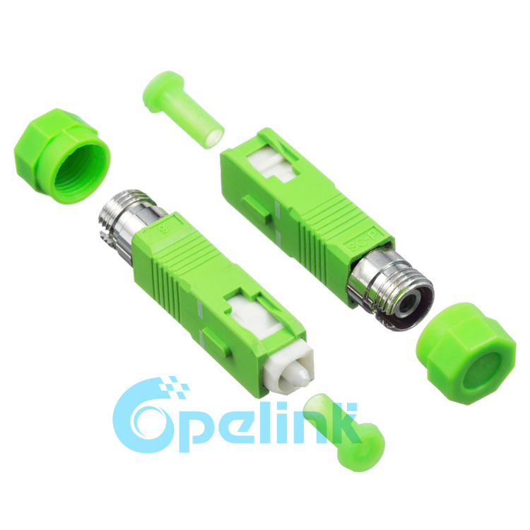 FC/APC-SC/APC Singlemode Plug-in Hybird Mating Fiber Optic Adapter