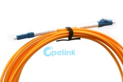 LC-LC fiber optic patchcord, 3.0mm SM Simplex 9/125 Fiber Optic Patch Cable
