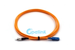 FC-SC Fiber Patch cord, 3.0mm SM Simplex 9/125 Fiber Optic Patch Cable