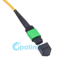 MTP/MPO-LC Round Fiber Cable Fanout 2.0mm Singlemode Fiber Optic patch cable