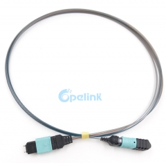 12-Fiber MPO/MTP Ribbon Fiber Cable OM3 Fiber Optic Patch Cable