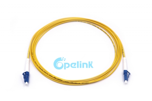 LC-LC Fiber Optic Patchcord, 2.0mm SM Simplex 9/125 Fiber Optic Patch Cable
