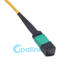 12-Fiber MPO/MTP Round Fiber Cable Singlemode Fiber Optic Patch Cable