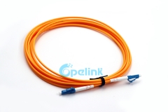 LC-LC fiber optic patchcord, 3.0mm SM Simplex 9/125 Fiber Optic Patch Cable