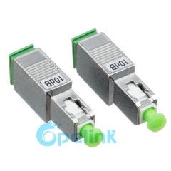 SC/APC-SC/APC Metal Connector type Fiber Optic Attenuator, Plug-in Fixed Optical Attenuator