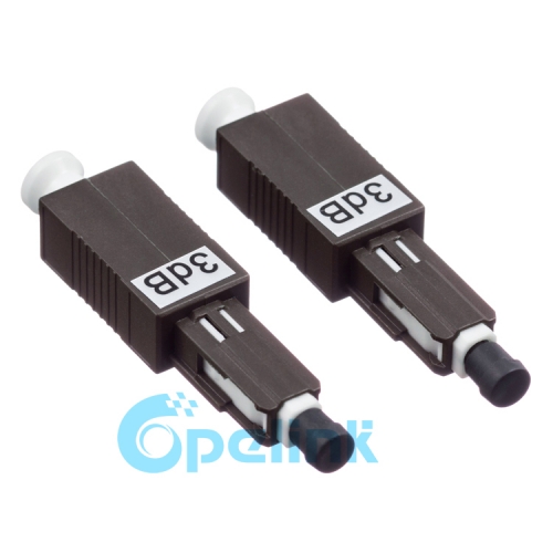MU-MU Female to Male Fiber Optic Attenuator, Plug-in Fixed Optical Attenuator