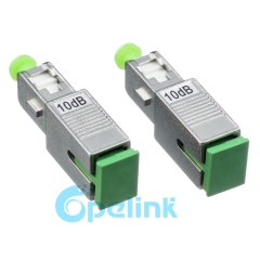 SC/APC-SC/APC Metal Connector type Fiber Optic Attenuator, Plug-in Fixed Optical Attenuator