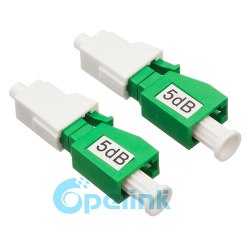 LC/APC-LC/APC Female to Male Fiber Optic Attenuator, Plug-in Fixed Optical Attenuator