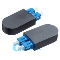 SC Duplex Singlemode Fiber optic Loopback Adapter