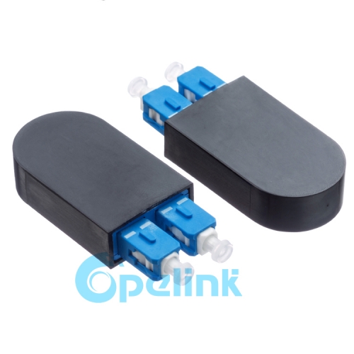 SC Duplex Singlemode Fiber optic Loopback Adapter