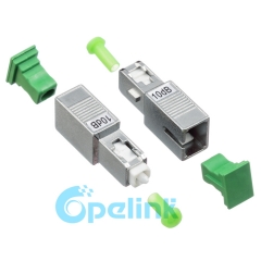 SC/APC-SC/APC Metal Connector type Fiber Optic Attenuator, Plug-in Fixed Optical Attenuator