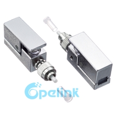 FC Fiber Optic connector Square Type Bare Fiber Adapter