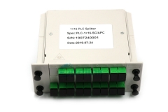 Optical Splitter Cassette: 1X16 SC/APC Fiber Optic PLC Splitter