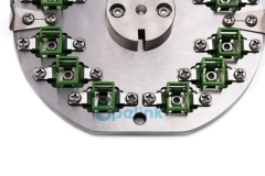 SC / APC Fiber optic Polishing Jig, Customized Fiber optic connector Polishing Fixture used in central polishing machine