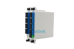 Optical Splitter Cassette , 1X16 SC/PC Fiber Optic PLC Splitter