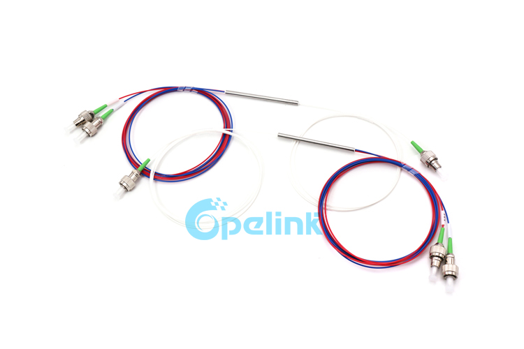 1x2 FC/APC Steel Tube FBT Fiber Splitter, this is a cost-effective product from Opelink
