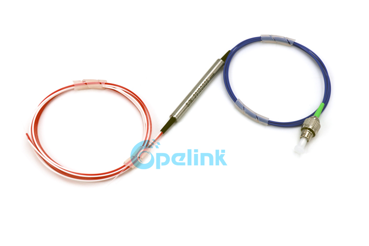 Low PDL 3 Ports Optical Circulator with color fiber
