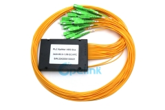 2X24 Fiber Splitter , 2.0mm SC/APC Fiber Optic PLC Splitter, ABS BOX Package