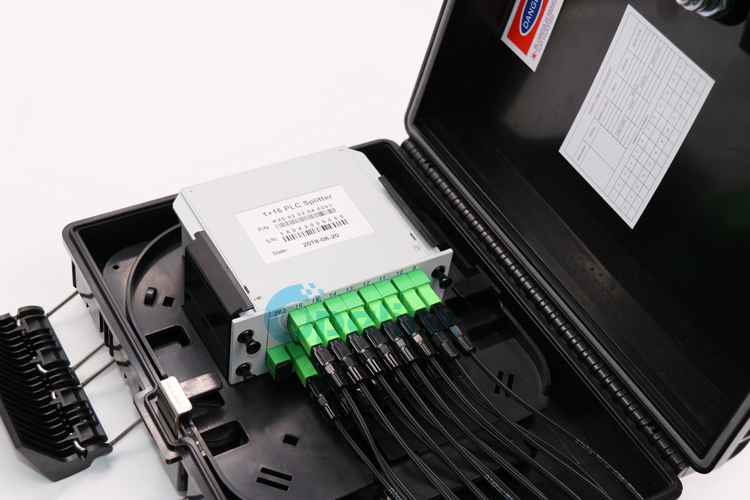 A black outdoor waterproof CTO Box terminal Box network cable distribution Box