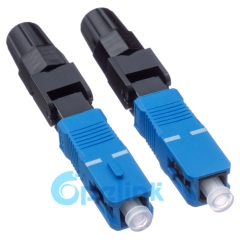 SC/PC Fiber Fast connector, Economical Field-installable Connector, Easy-to-operate FTTH Fast Assembly Connector
