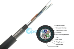 Armored Fiber Optic Cable GYTA53, Double Jacket Directly buried Optical Fiber Cable, Up to 144 Cores Outdoor Armoured Optical cable