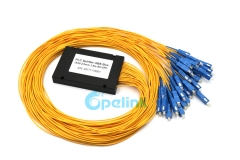 1X32 Optical Splitter, excellent uniformity Fiber Optic Splitter, Multi-purpose Fiber PLC Splitter with ABS box Packaging