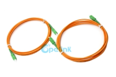 SC/APC - SC/APC Fiber Optic Patch Cord, hight Quality Singlemode OS2 Fiber Optic Jumper, Economy SC/APC Simplex Fiber Optic Patch cables