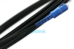FTTH Drop cable patch cord, SC/UPC - SC/UPC FTTH Fiber Optic Jumper, For FTTX network Fiber patch cable