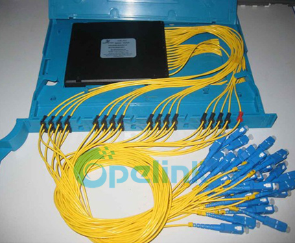 Tray Type Fiber Optic PLC Splitter