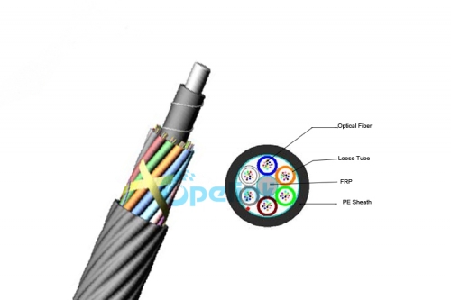12-144Cores Air blown Fiber Cable, High Quality Micro Fiber Cable
