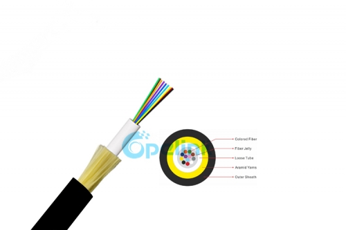 Indoor / Outdoor unitube Non-Metallic Micro Fiber Optic Cable, GCYFXY Cable