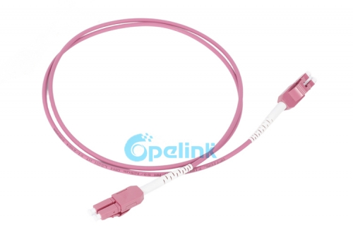 LC LC Duplex Patch Cord OM4 | High-Speed Multimode Fiber Patch Cord