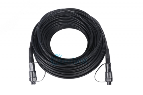 Waterproof Hardened Fiber Optic Patch cord compatible with OptiTap and H-Connector